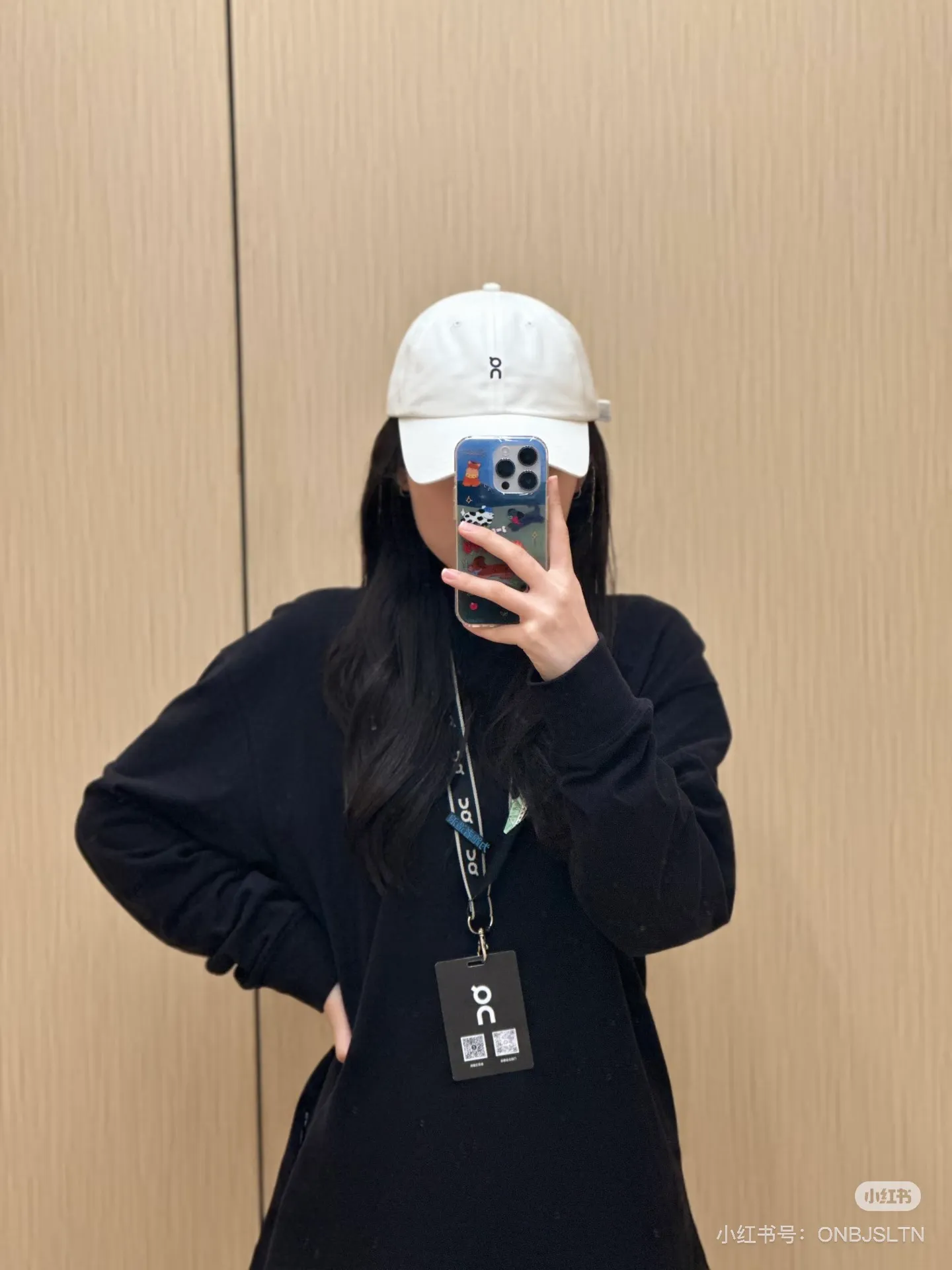 On Angpao small label washed baseball cap
